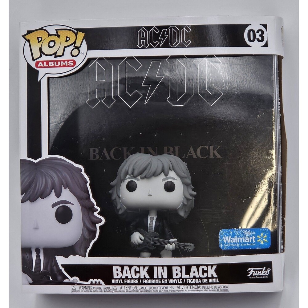 Funko Pop Albums: AC/DC Back in Black Walmart Exclusive #03 Angus Young Pop New